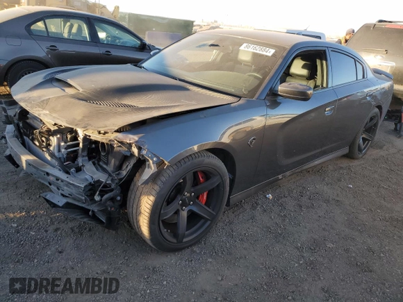 2019 Dodge Charger SRT Hellcat with VIN 2C3CDXL96KH693065, listed as a Copart auction lot 86162884 with 26,378 mi miles and Salvage Title. Bid and sale history available at DreamBid. Image 1.