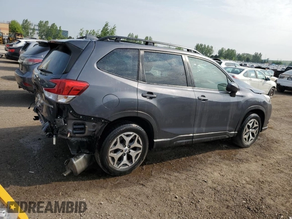 2022 Subaru Forester Touring with VIN JF2SKEEC4NH478130, listed as a Copart auction lot 59207115 with 60,705 mi miles and Salvage title. Bid and sale history available at DreamBid. Image 3.