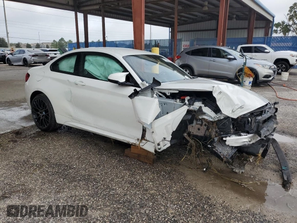 2021 BMW M2 Competition with VIN WBS2U7C00M7H59628, listed as a Copart auction lot 71057954 with 26,581 mi miles and Non Repairable. Bid and sale history available at carsss.com. Image 4.