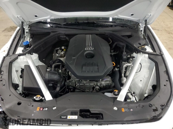 2023 Genesis G70 2.0T with VIN KMTG34TA5PU128224, listed as a Copart auction lot 82026383 with 7,311 mi miles and Salvage Title. Bid and sale history available at DreamBid. Image 11.