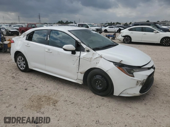 2023 Toyota Corolla LE z VIN JTDB4MEE6PJ003918, wystawiony jako Copart lot #54190375 z przebiegiem 38 052 mil mil oraz Szkoda całkowita • Salvage title. Historia ofert i sprzedaży dostępna na DreamBid. Obrazek 4.