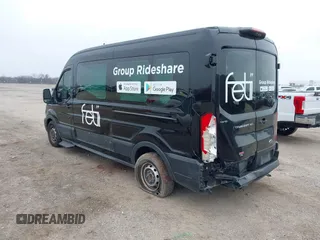 2023 Ford Transit Passenger XL with VIN 1FBAX2C85PKC08858, listed as a IAAI auction lot 41505754 with 45,897 mi miles and . Bid and sale history available at DreamBid. Image 3.