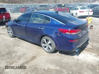 2019 Kia Optima LX with VIN 5XXGT4L30KG283410, listed as a IAAI auction lot 41899185 with 100,189 mi miles and . Bid and sale history available at carsss.com. Image 3.