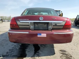 2007 Mercury Grand Marquis LS with VIN 2MEFM75V27X642659, listed as a Copart auction lot 53854085 with 90,612 mi miles and Clean Title. Bid and sale history available at carsss.com. Image 6.
