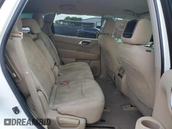 2015 Nissan Pathfinder SV with VIN 5N1AR2MN9FC712585, listed as a Copart auction lot 58863605 with 160,588 mi miles and Salvage title. Bid and sale history available at DreamBid. Image 11.