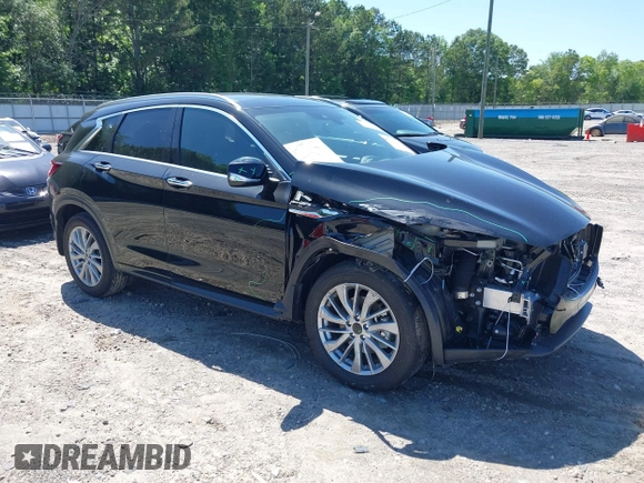 2023 Infiniti QX50 Luxe z VIN 3PCAJ5BA7PF116022, wystawiony jako IAAI lot #42321592 z przebiegiem 18 758 mil mil oraz . Historia ofert i sprzedaży dostępna na DreamBid. Obrazek 1.