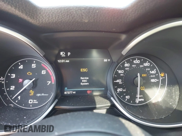 2022 Alfa Romeo Stelvio Veloce z VIN ZASPAKBN6N7D24902, wystawiony jako IAAI lot #42225536 z przebiegiem 87 377 mil mil oraz . Historia ofert i sprzedaży dostępna na DreamBid. Obrazek 7.