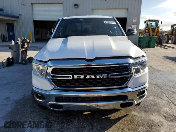 2023 Ram 1500 Big Horn with VIN 1C6SRFBT2PN611306, listed as a Copart auction lot 81068654 with 37,959 mi miles and Salvage Title. Bid and sale history available at carsss.com. Image 5.