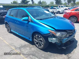 2016 Scion iM z VIN JTNKARJEXGJ504334, wystawiony jako IAAI lot #42474017 z przebiegiem 144 555 mil mil oraz . Historia ofert i sprzedaży dostępna na DreamBid. Obrazek 1.