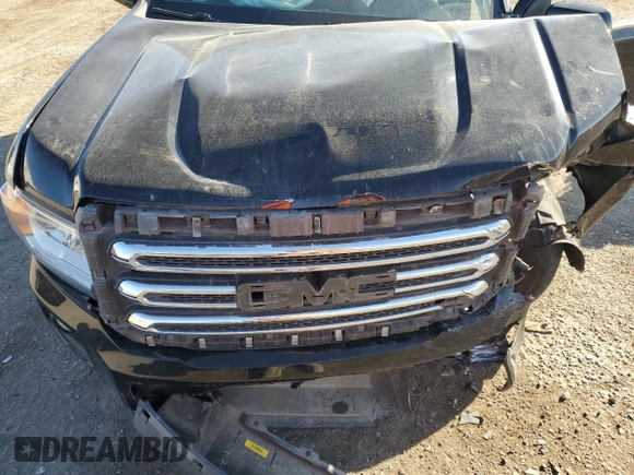 2016 GMC Canyon 4WD SLE with VIN 1GTH6CE33G1107926, listed as a Copart auction lot 43466295 with 0 mi miles and Salvage Title. Bid and sale history available at carsss.com. Image 11.