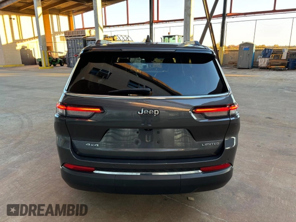 2023 Jeep Grand Cherokee Limited z VIN 1C4RJKBG4P8840711, wystawiony jako Copart lot #56185315 z przebiegiem 8 076 mil mil oraz Szkoda całkowita • Salvage title. Historia ofert i sprzedaży dostępna na DreamBid. Obrazek 12.