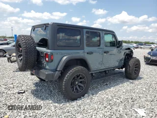 2024 Jeep Wrangler Sport S with VIN 1C4PJXDG3RW229567, listed as a Copart auction lot 55307335 with 7,797 mi miles and Salvage Title. Bid and sale history available at DreamBid. Image 3.