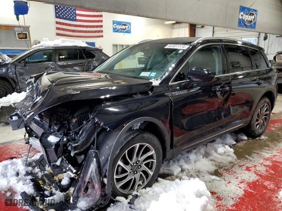 2021 Lincoln Corsair Standard with VIN 5LMCJ1D96MUL13120, listed as a Copart auction lot 83301174 with 34,894 mi miles and Salvage Title. Bid and sale history available at carsss.com. Image 1.