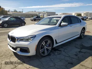 2016 BMW 7 Series 750i with VIN WBA7F0C55GGM20839, listed as a Copart auction lot 46189945 with 75,886 mi miles and Salvage Title. Bid and sale history available at carsss.com. Image 1.