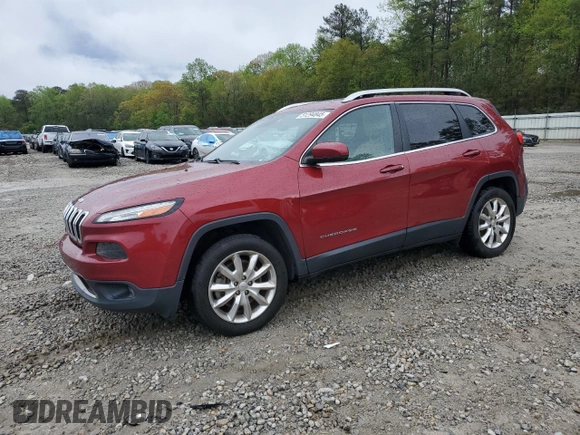 2017 Jeep Cherokee Limited with VIN 1C4PJLDS2HW667881, listed as a Copart auction lot 51294845 with 81,363 mi miles and Salvage title. Bid and sale history available at DreamBid. Image 1.