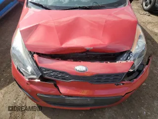 2013 Kia Rio LX with VIN KNADM5A36D6235563, listed as a Copart auction lot 52642405 with 126,034 mi miles and Salvage Title. Bid and sale history available at DreamBid. Image 11.