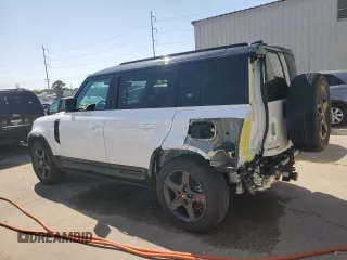 2024 Land Rover Defender X-Dynamic SE with VIN SALE27EUXR2289502, listed as a Copart auction lot 51872275 with 7,556 mi miles and Salvage title. Bid and sale history available at DreamBid. Image 2.
