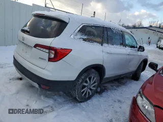2022 Honda Pilot EX-L with VIN 5FNYF6H58NB082766, listed as a Copart auction lot 45768275 with 40,713 mi miles and Salvage Title. Bid and sale history available at carsss.com. Image 3.