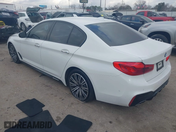 2017 BMW 5 Series 540i with VIN WBAJE5C3XHG913955, listed as a IAAI auction lot 41499473 with 107,227 mi miles and . Bid and sale history available at carsss.com. Image 3.