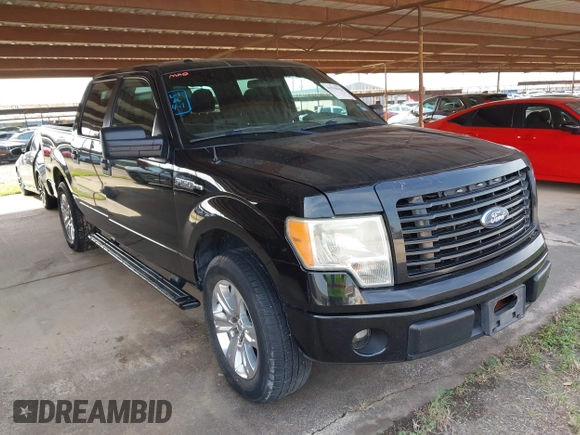 2014 Ford F-150 XL with VIN 1FTFW1CF5EFA12101, listed as a IAAI auction lot 41938641 with 120,693 mi miles. Bid and sale history available at carsss.com. Image 1.