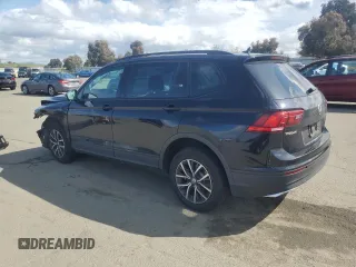 2021 Volkswagen Tiguan S with VIN 3VV1B7AX3MM016927, listed as a Copart auction lot 51351865 with 43,594 mi miles and Salvage title. Bid and sale history available at DreamBid. Image 2.