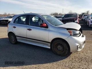 2015 Nissan Micra S z VIN 3N1CK3CP7FL267314, wystawiony jako Copart lot #45702245 z przebiegiem 76 500 mil mil oraz Czysty tytuł • Clean title. Historia ofert i sprzedaży dostępna na DreamBid. Obrazek 4.