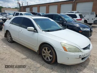 2004 Honda Accord EX z VIN 1HGCM66524A053291, wystawiony jako IAAI lot #42797353 z przebiegiem 238 603 mil mil oraz . Historia ofert i sprzedaży dostępna na DreamBid. Obrazek 1.
