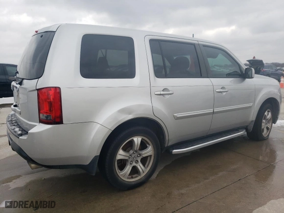 2012 Honda Pilot EX-L with VIN 5FNYF3H50CB018409, listed as a Copart auction lot 87824435 with 0 mi miles and Clean Title. Bid and sale history available at carsss.com. Image 3.