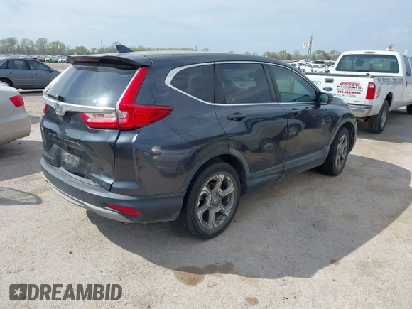 2017 Honda CR-V EX-L with VIN 7FARW1H86HE046035, listed as a IAAI auction lot 41871648 with 186,548 mi miles. Bid and sale history available at carsss.com. Image 4.