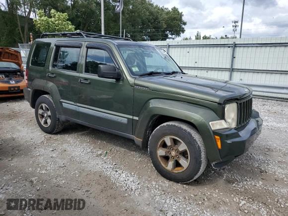 2008 Jeep Liberty Sport with VIN 1J8GN28K18W133787, listed as a Copart auction lot 54674995 with 127,377 mi miles and Non Repairable. Bid and sale history available at carsss.com. Image 4.