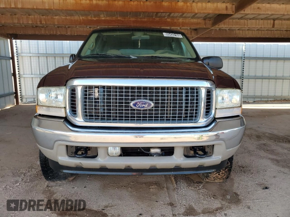 2001 Ford Excursion Limited z VIN 1FMNU43S31EA19303, wystawiony jako Copart lot #55433165 z przebiegiem 319 470 mil mil oraz Czysty tytuł • Clean title. Historia ofert i sprzedaży dostępna na DreamBid. Obrazek 5.