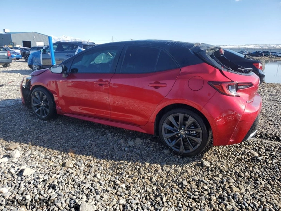 2023 Toyota Corolla Hatchback XSE with VIN JTNC4MBE0P3195152, listed as a Copart auction lot 49640575 with 32,033 mi miles and Salvage Title. Bid and sale history available at carsss.com. Image 2.