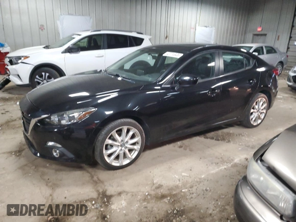 2015 Mazda 3 S Touring with VIN JM1BM1V31F1225407, listed as a Copart auction lot 43724935 with 77,482 mi miles and Clean Title. Bid and sale history available at DreamBid. Image 1.