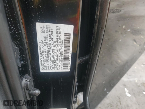 2023 Honda Passport TrailSport with VIN 5FNYF8H65PB040661, listed as a Copart auction lot 52137585 with 32,100 mi miles and Salvage Title. Bid and sale history available at carsss.com. Image 12.
