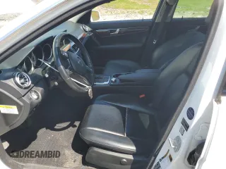 2014 Mercedes-Benz C 250 Sport with VIN WDDGF4HB1EG254153, listed as a Copart auction lot 62057195 with 94,752 mi miles and Salvage title. Bid and sale history available at DreamBid. Image 7.