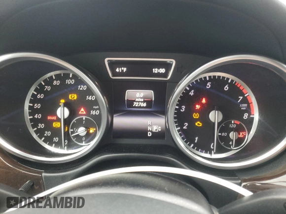 2015 Mercedes-Benz GL-Class GL 450 with VIN 4JGDF6EE8FA502082, listed as a Copart auction lot 73411452 with 72,766 mi miles. Bid and sale history available at carsss.com. Image 9.