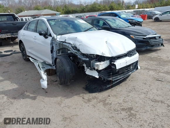 2024 Kia K5 GT-Line z VIN 5XXG64J27RG263411, wystawiony jako IAAI lot #41968914 z przebiegiem 23 238 mil mil oraz . Historia ofert i sprzedaży dostępna na DreamBid. Obrazek 1.