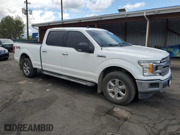 2019 Ford F-150 XL with VIN 1FTFW1E53KFC70522, listed as a Copart auction lot 55631445 with 117,292 mi miles and Salvage title. Bid and sale history available at DreamBid. Image 4.
