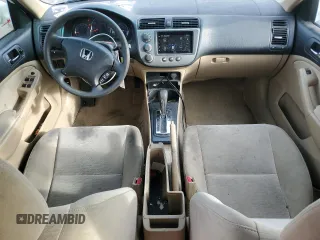 2005 Honda Civic with VIN JHMES96625S012449, listed as a Copart auction lot 51875435 with 166,452 mi miles and Salvage Title. Bid and sale history available at DreamBid. Image 8.