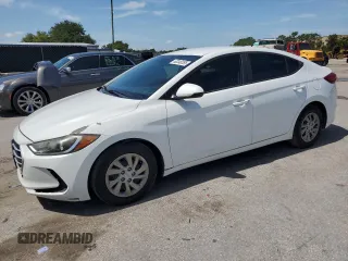 2017 Hyundai Elantra SE with VIN 5NPD74LF1HH160150, listed as a Copart auction lot 63340285 with 160,215 mi miles and Clean title. Bid and sale history available at DreamBid. Image 1.