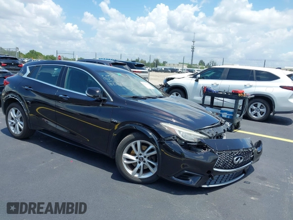 2017 Infiniti QX30 Premium with VIN SJKCH5CP5HA016631, listed as a IAAI auction lot 42355185 with 115,778 mi miles and . Bid and sale history available at DreamBid. Image 1.