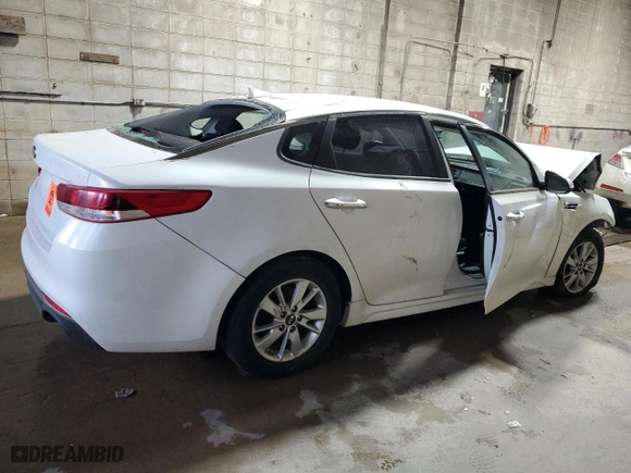 2017 Kia Optima LX with VIN 5XXGT4L32HG166422, listed as a Copart auction lot 48496715 with 46,263 mi miles and Salvage Title. Bid and sale history available at carsss.com. Image 3.