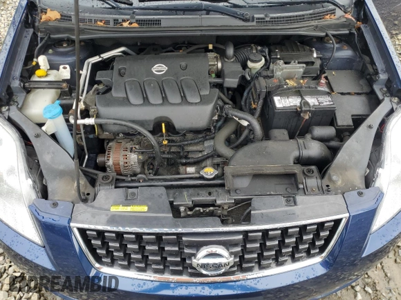 2008 Nissan Sentra S with VIN 3N1AB61E28L737794, listed as a Copart auction lot 57814725 with 92,282 mi miles and Salvage title. Bid and sale history available at DreamBid. Image 11.