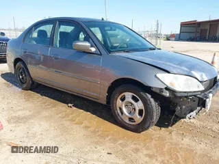 2004 Honda Civic with VIN JHMES96644S018400, listed as a IAAI auction lot 41785106 with 245,864 mi miles. Bid and sale history available at carsss.com. Image 1.