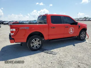 2022 Ford F-150 XL with VIN 1FTFW1E50NKD66183, listed as a Copart auction lot 62150545 with 64,968 mi miles and Salvage title. Bid and sale history available at DreamBid. Image 3.