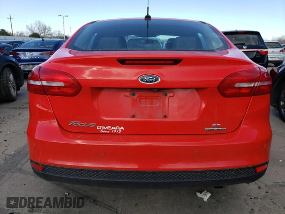 2016 Ford Focus SE with VIN 1FADP3F27GL311897, listed as a Copart auction lot 50878625 with 109,334 mi miles and Salvage Title. Bid and sale history available at DreamBid. Image 6.