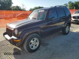 2003 Jeep Liberty Limited with VIN 1J4GK58K03W505110, listed as a Copart auction lot 55057165 with 165,021 mi miles and Salvage Title. Bid and sale history available at carsss.com. Image 1.