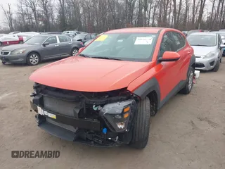 2024 Hyundai Kona SE with VIN KM8HA3AB5RU136935, listed as a IAAI auction lot 41614174 with 16,654 mi miles. Bid and sale history available at carsss.com. Image 2.