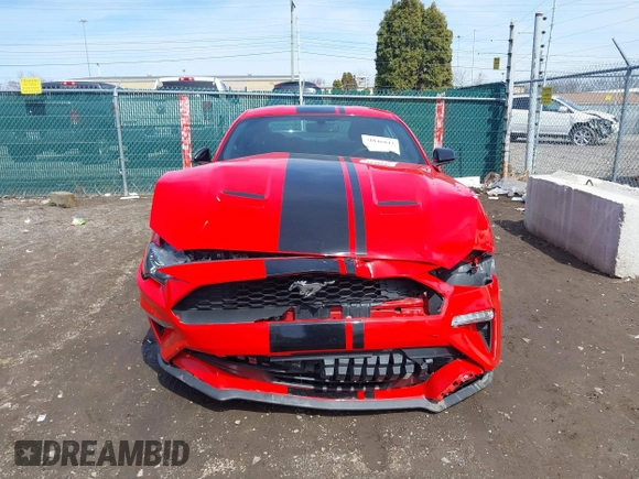 2019 Ford Mustang EcoBoost with VIN 1FA6P8TH6K5197340, listed as a IAAI auction lot 41846843 with 85,272 mi miles and . Bid and sale history available at carsss.com. Image 13.