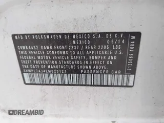 2014 Volkswagen Jetta TDI с VIN 3VWPL7AJ4EM623127, выставлен на аукционе IAAI как лот 42426824 с пробегом 146 530 миль миль и . История ставок и продаж доступна на DreamBid. Изображение 9.